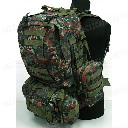 CamelPack Tactical Molle Assault Backpack German Woodland Camo