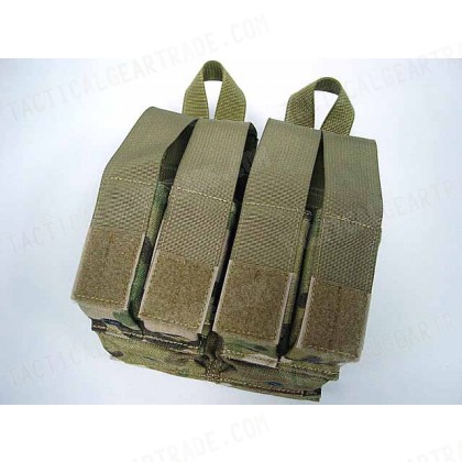 Flyye 1000D Molle Double M4 + Quad Pistol Mag Pouch Multicam