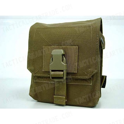 Flyye 1000D Molle M60 100rds Ammo Magazine Pouch Coyote Brown