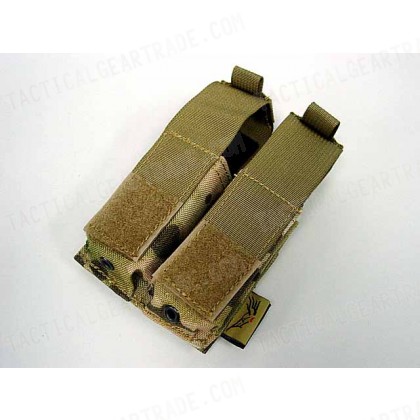 Flyye 500D Molle Double .45 Pistol Magazine Pouch Multicam