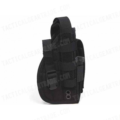 Flyye 1000D Molle Pistol Belt RH Holster Black