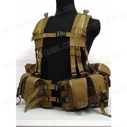 Flyye 1000D 1195J SEALs Floating Harness Chest Rig Coyote Brown