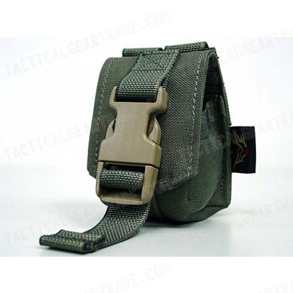 Flyye 1000D Molle Single Frag Grenade Pouch Ranger Green