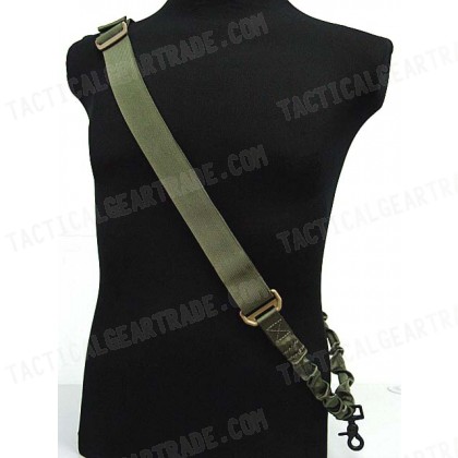 Flyye 1000D Elastic Bungee Hook CQB Rifle Sling Ranger Green