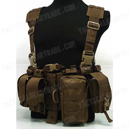 US Delta Force Elite Hydration Molle Vest Coyote Brown