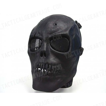 Army of Two Skull Full Face Airsoft Protector Mask Black