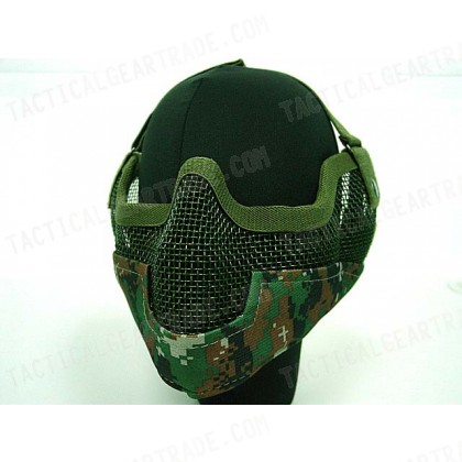 Stalker Type Half Face Metal Mesh Mask Ver. 2 Digital Woodland