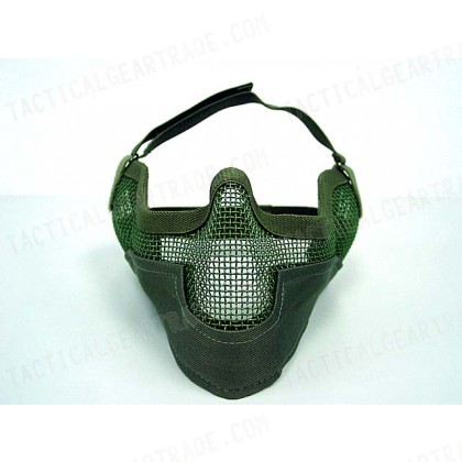 Black Bear Airsoft Stalker BAT Style Raider Mesh Mask OD