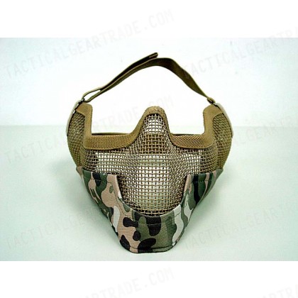 Black Bear Airsoft Stalker BAT Style Raider Mesh Mask Multi Camo