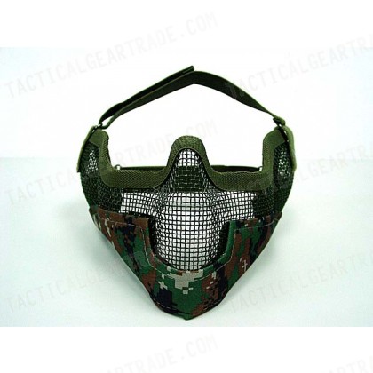 Black Bear Airsoft Stalker BAT Raider Mesh Mask Digital Woodland