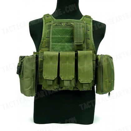 USMC MOD Molle Assault Plate Carrier Vest OD