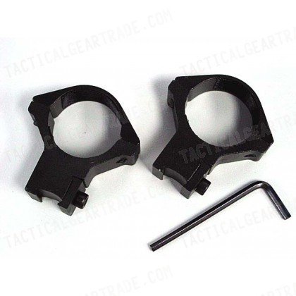 30mm Low Scope/Flashlight Metal Ring Mount for 11mm Rail