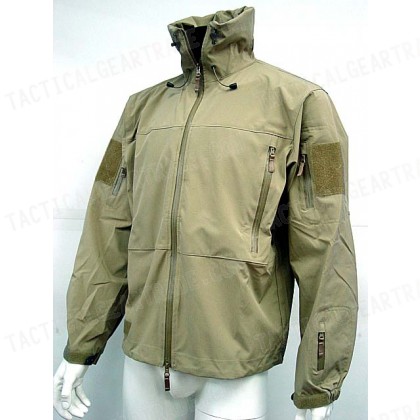 Gen 4 Hoodie Soft Shell Waterproof Jacket Tan