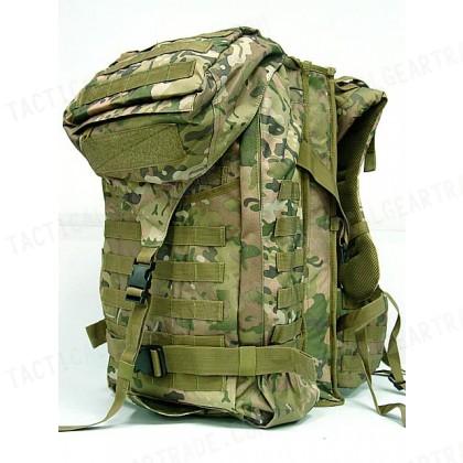 Tactical Molle Rifle Gear Combo Backpack Multi Camo