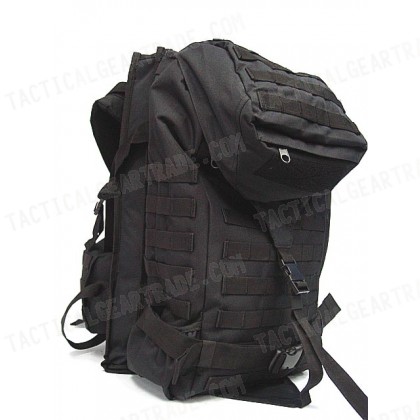 Tactical Molle Rifle Gear Combo Backpack Black