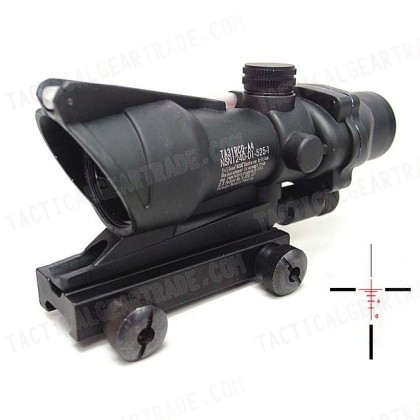 ACOG Type 4x32 Red Illuminated Cross Sight Scope w/ Dummy Fiber