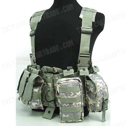 US Delta Force Elite Hydration Molle Vest Digital ACU Camo