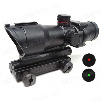 ACOG Type 1x30 Red/Green Dot Sight Scope w/QD Suitable for any 11 & 20mm Mount #A