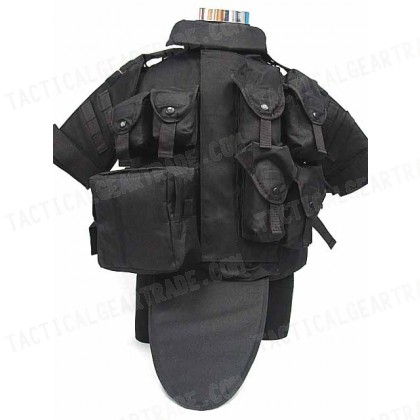 OTV Body Armor Carrier Tactical Vest Black