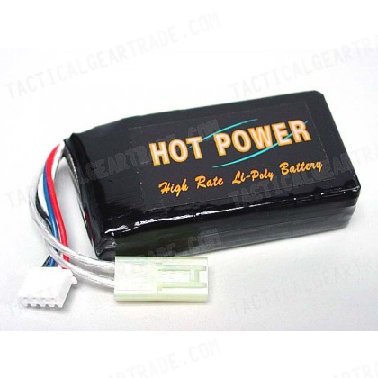 Hot Power 11.1V 1300mAh 15C Li-Po Li-Polymer Battery PEQ-15 Type