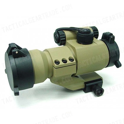 Comp M2 Type Red Green Dot Sight Scope w/Cantilever Mount Tan