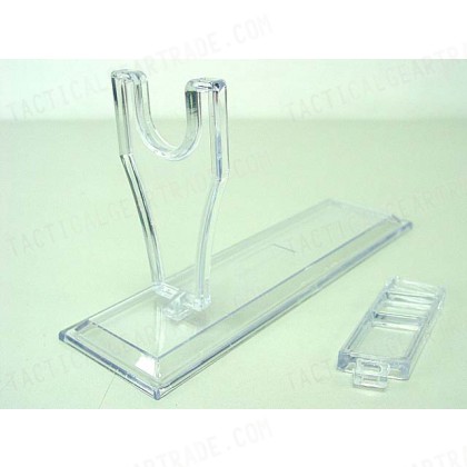 Airsoft Pistol Handgun Display Stand Rack Clear