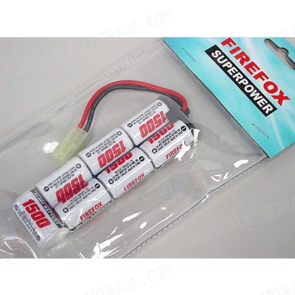 Firefox 8.4V 1500mAh Ni-MH Airsoft AEG RC Mini Battery