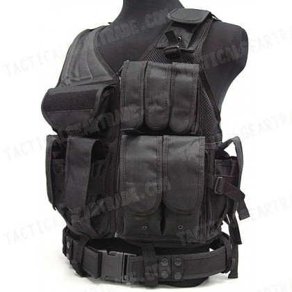 Airsoft Tactical Hunting Combat Vest Black