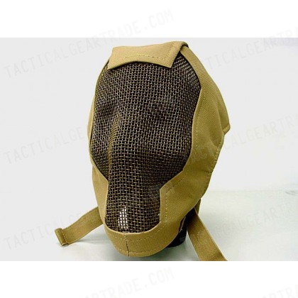 Black Bear Airsoft Praetorian Skull Razor Mask Tan