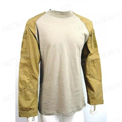 Tactical Long Sleeve Combat Shirt Tan