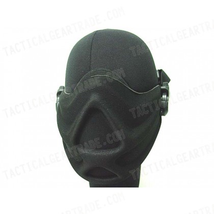 Light Weight Neoprene Hard Foam Half Face Mask Black