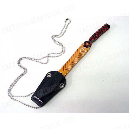 Fatman Airsoft Aluminum Concealed Backup Knife Gold