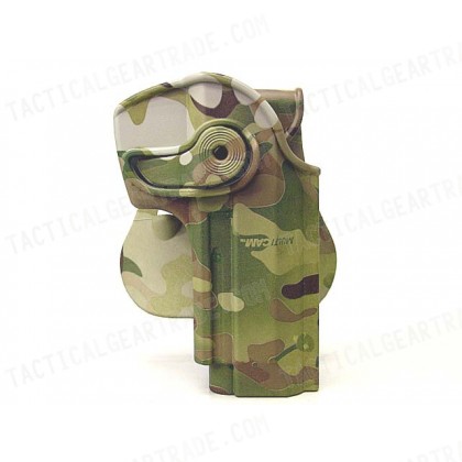 IMI Style Beretta 92/96  RH Pistol Paddle Holster Multi Camo