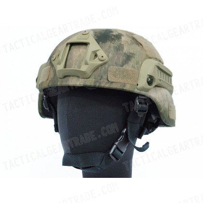 MICH TC-2000 ACH Helmet with NVG Mount & Side Rail A-TACS Camo