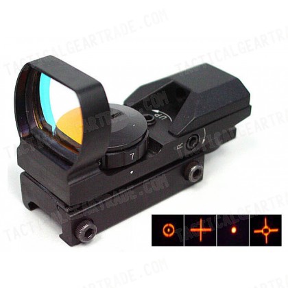 Holographic Multi 4 Reticle Red Dot Sight Reflex