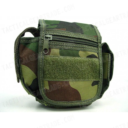 Utility Duty Tool Waist Pouch Carrier Bag Camo Woodland