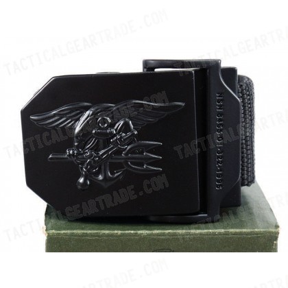 US Navy Seals Eagle Tactical BDU Nylon Duty Belt Black