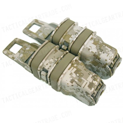 Molle FastMag Magazine Clip Set for Pistol/MP5 Marpat Desert