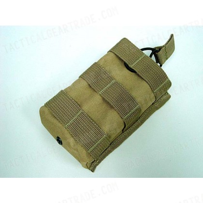 Molle Open Top Magazine/Walkie Talkie Pouch Coyote Brown