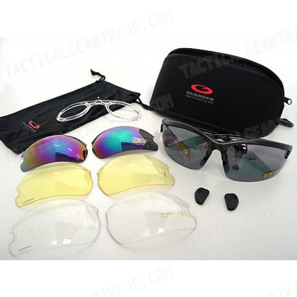 Guarder C3 Tactical Shooting Glasses w/4 Set Lens