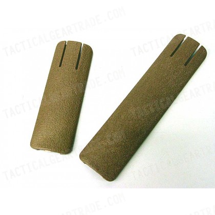 TD Battle Grip Type Non-Slip Rail Cover Panel 2pcs Set Tan