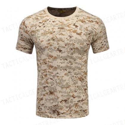 Camouflage Short Sleeve T-Shirt Digital Desert Camo