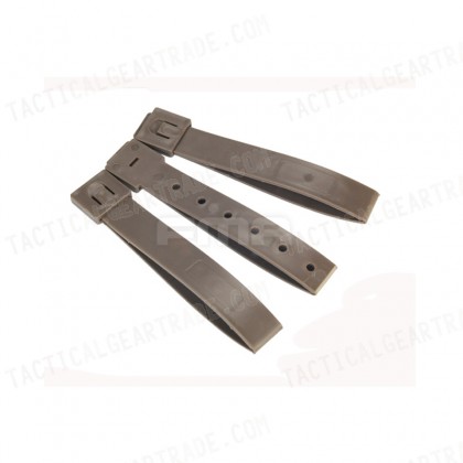 FMA High Quality Durable Tactical Molle System 5 Inch Long Malice Clips 3pcs Set Tan TB1031-DE