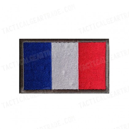 France French Army Nation Country Flag Velcro Patch for $2.09