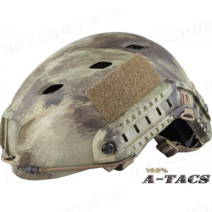 Airsoft FAST Base Jump Style Helmet A-TACS Camo