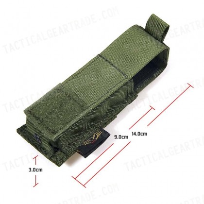 Flyye 1000D Molle Single .45 Pistol Magazine Pouch OD