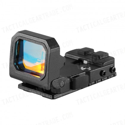 RMT Flip Red Dot Sight VISM Pistol Scope Folding Reflex Red Dot Sight High-quality with Mount