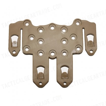 Airsoft STRIKE Molle CQC Holster Platform Panel Tan