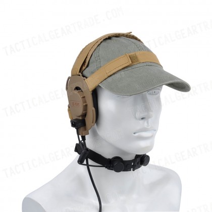 Z Tactical Throat Mic for Bowman EVO III Headset Black - Z045