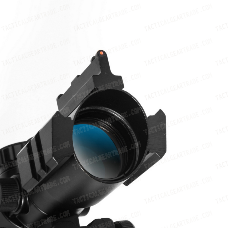 Airsoft 4x32mm Red/Green/Blue Cross-Hair Scope with Dual Rail